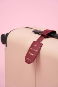 OLEADA NYC Apparel and Accessories > Women > Small Leather Goods > Leather Case Atlas Emotional Support Luggage Tag