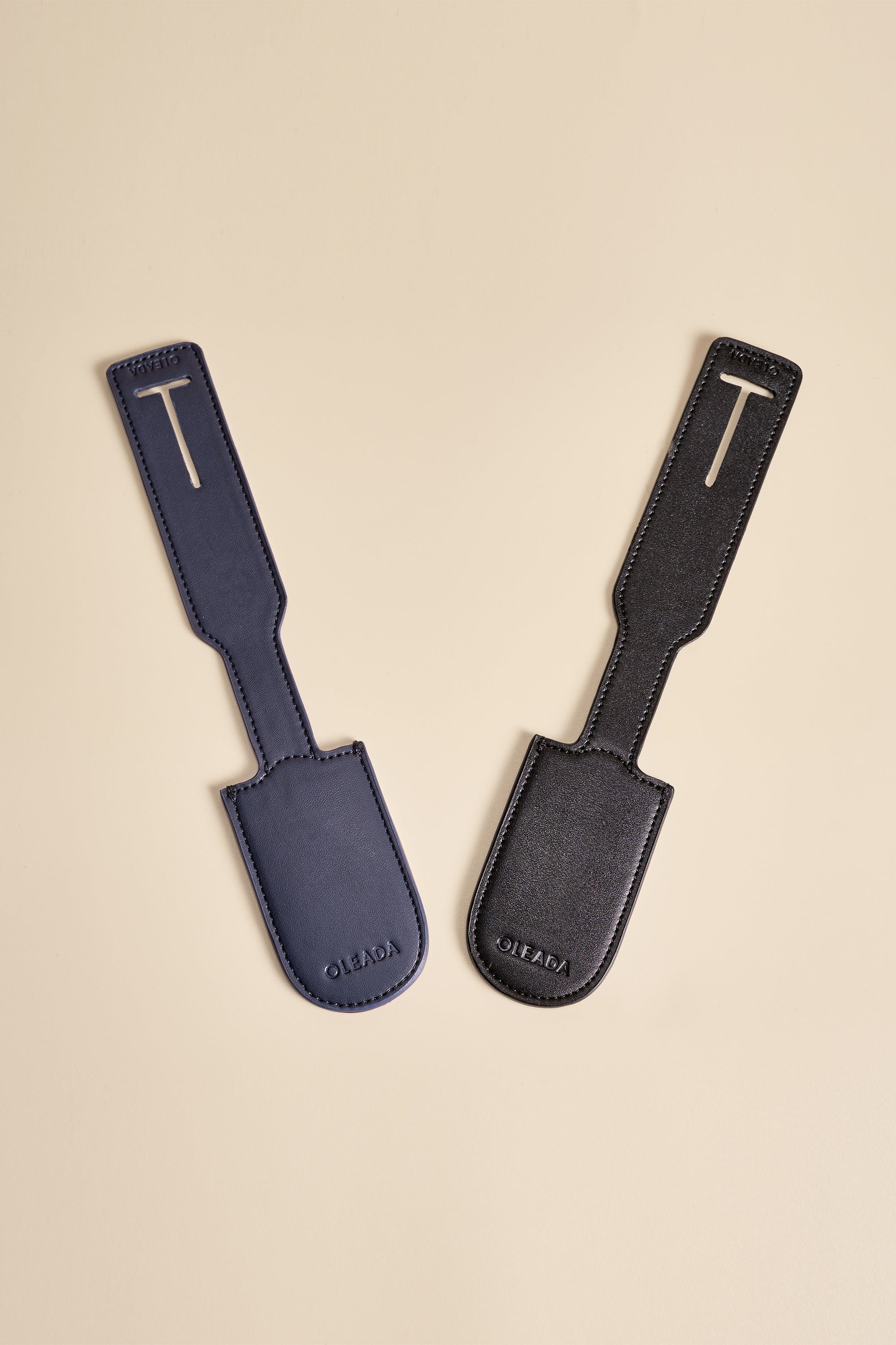 OLEADA NYC Apparel and Accessories > Women > Small Leather Goods > Leather Case Atlas Luggage Tag Emotional Support