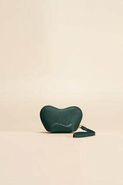 OLEADA NYC Apparel and Accessories > Women > Small Leather Goods > Leather Case Color_Cedar The Mini Love Pouch