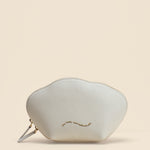 OLEADA NYC Apparel and Accessories > Women > Small Leather Goods > Leather Case Color_Cloud Le Nuage Pouch