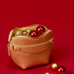 OLEADA NYC Apparel and Accessories > Women > Small Leather Goods > Leather Case Color_Gold The Love Pouch