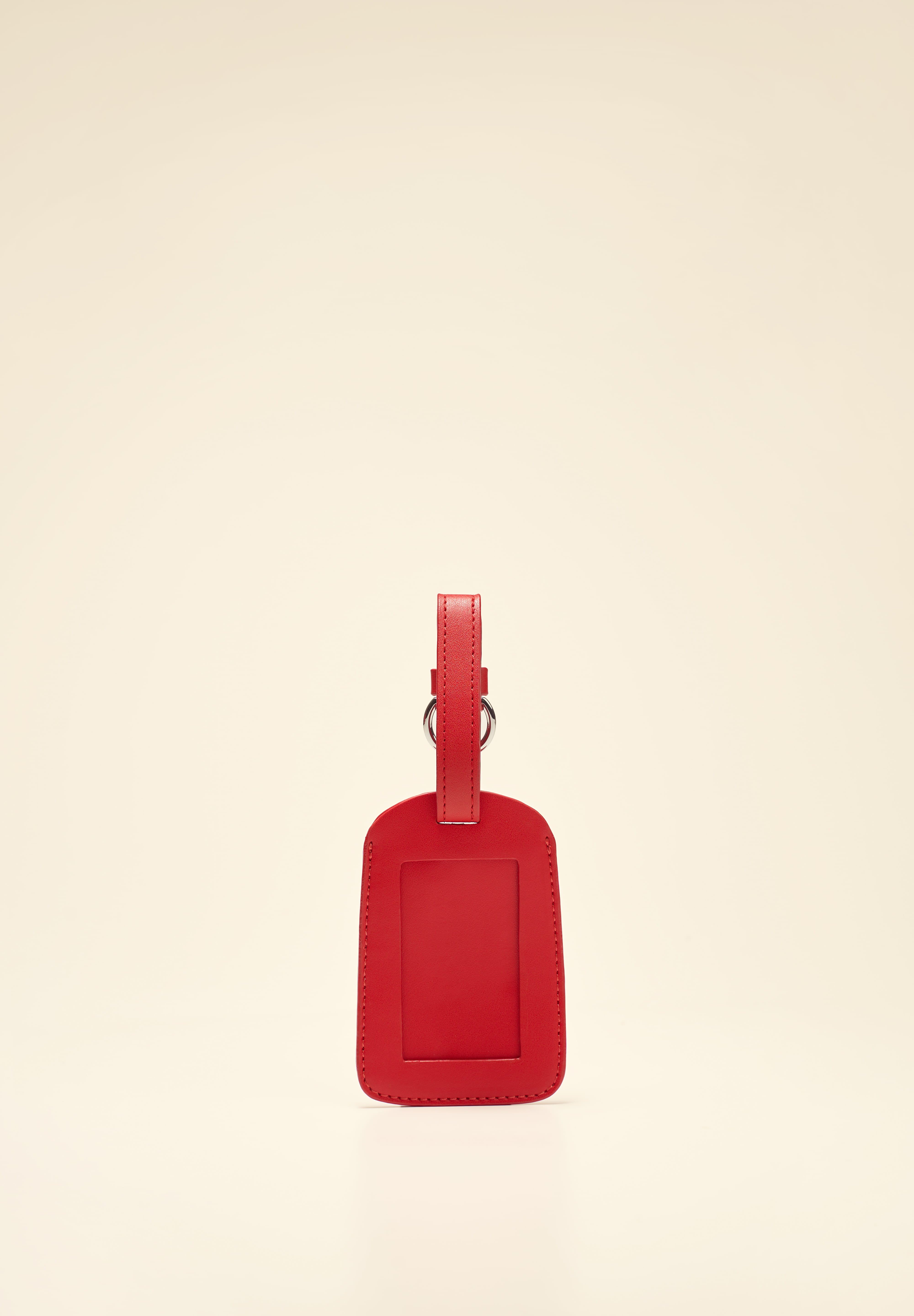 OLEADA NYC Apparel and Accessories > Women > Small Leather Goods > Leather Case Color_Rouge AnyWear AnyTag
