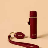 OLEADA NYC Apparel and Accessories > Women > Small Leather Goods > Leather Case Color_Scarlet The Lip Capsule Charm
