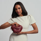 OLEADA NYC Apparel and Accessories > Women > Small Leather Goods > Leather Case Le Coeur Pouch (Regular)