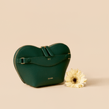 OLEADA NYC Apparel and Accessories > Women > Small Leather Goods > Leather Case Le Coeur Pouch (Regular)