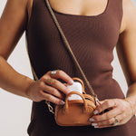 OLEADA NYC Apparel and Accessories > Women > Small Leather Goods > Leather Case Marina Carryall Charm