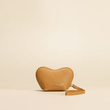 OLEADA NYC Apparel and Accessories > Women > Small Leather Goods > Leather Case Mini Le Coeur Pouch