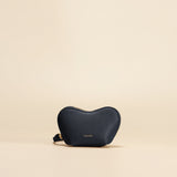 OLEADA NYC Apparel and Accessories > Women > Small Leather Goods > Leather Case Mini Le Coeur Pouch