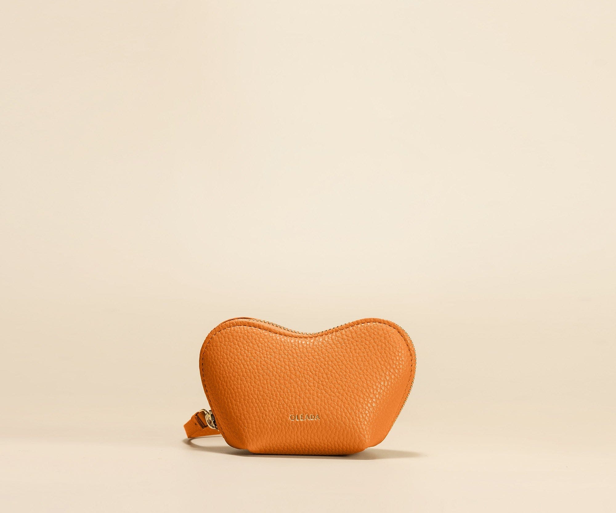 OLEADA NYC Apparel and Accessories > Women > Small Leather Goods > Leather Case Mini Le Coeur Pouch (Mini)