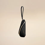 OLEADA NYC Apparel and Accessories > Women > Small Leather Goods > Leather Glasses Case Color_Caviar(G) Wavy Case