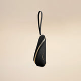 OLEADA NYC Apparel and Accessories > Women > Small Leather Goods > Leather Glasses Case Color_Caviar(G) Wavy Case