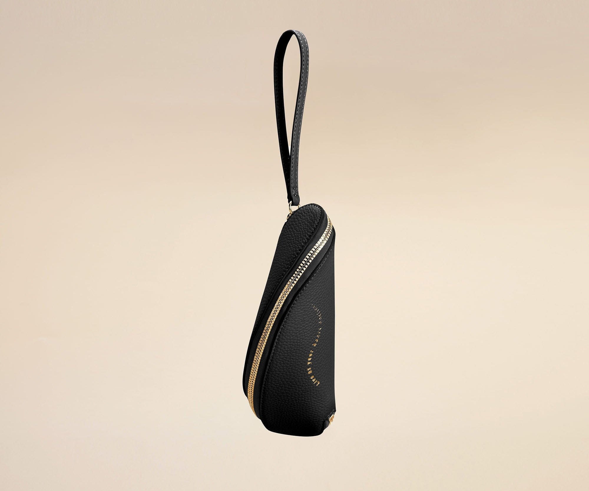 OLEADA NYC Apparel and Accessories > Women > Small Leather Goods > Leather Glasses Case Color_Caviar(G) Wavy Case