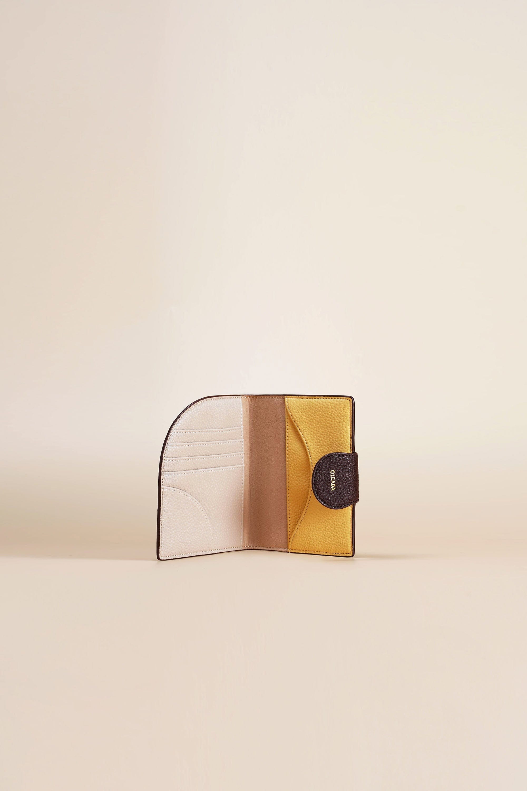 OLEADA NYC Apparel and Accessories > Women > Small Leather Goods > Leather Passport Holder Jet-set Passport Holder