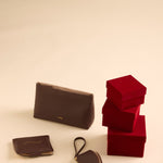 OLEADA NYC Apparel and Accessories > Women > Small Leather Goods > Leather Passport Holder Jetsetter Toiletry Bag