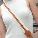 OLEADA NYC Apparel and Accessories > Women > Small Leather Goods > Leather Strap Canal Bag Strap