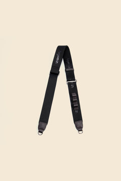 OLEADA NYC Apparel and Accessories > Women > Small Leather Goods > Leather Strap Color_Onyx AnyDuffle Webbing Strap