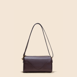 OLEADA NYC Apparel and Accessories > Women > Work Bag > Leather Handbag > Compact Bag > Shoulder Bag Color_Chocolate Marina Box