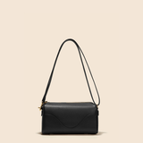 OLEADA NYC Apparel and Accessories > Women > Work Bag > Leather Handbag > Compact Bag > Shoulder Bag Color_Onyx Marina Box