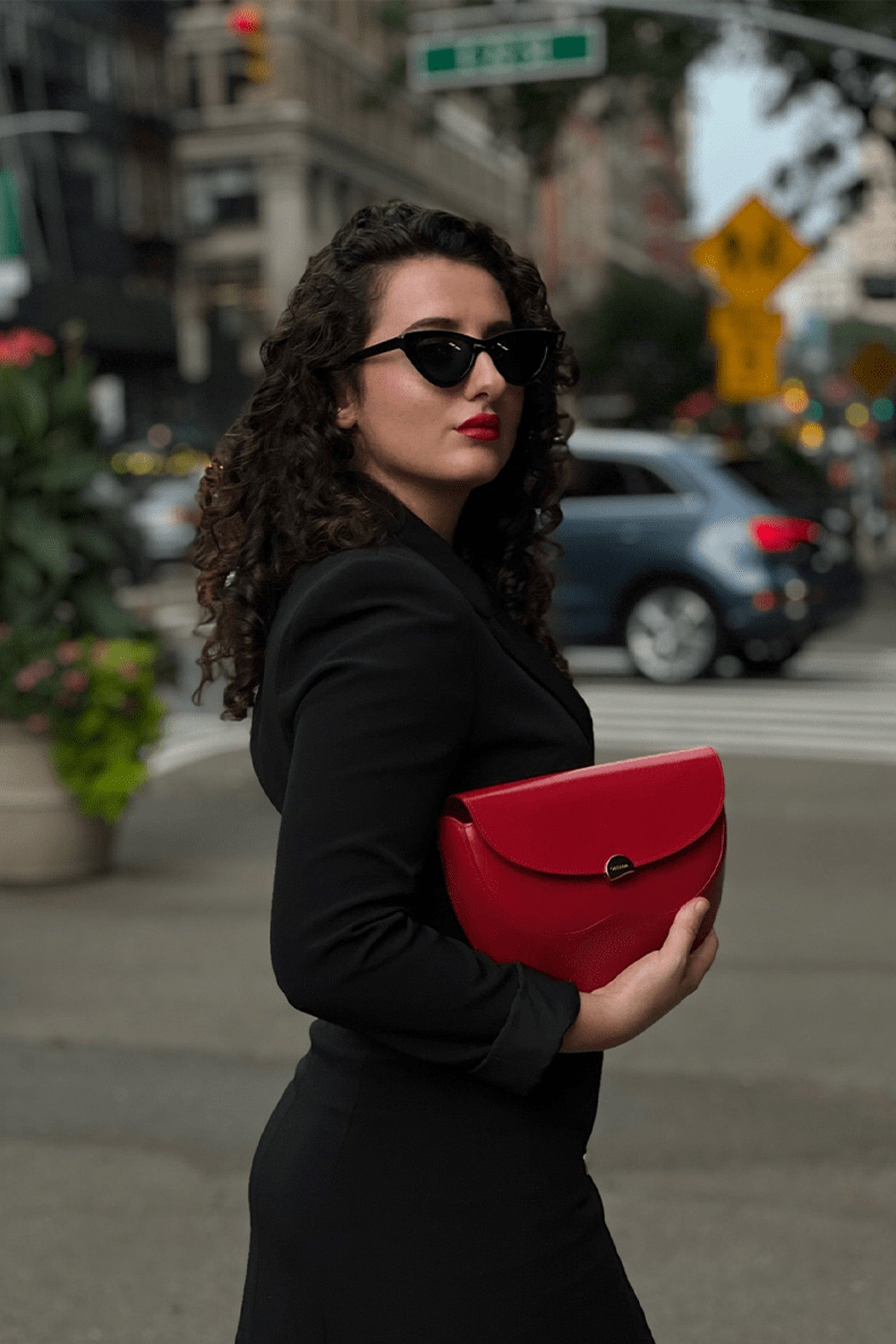 OLEADA NYC Apparel and Accessories > Women > Work Bag > Leather Handbag > Compact Bag > Shoulder Bag Echo Bag