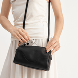 OLEADA NYC Apparel and Accessories > Women > Work Bag > Leather Handbag > Compact Bag > Shoulder Bag Marina Box