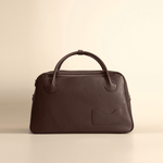 OLEADA NYC Backpack> Leather Backpack For Women > Handbag > Convertible To Shoulder Bag > Fits 14" laptop> Color_Chocolate Marina Carryall
