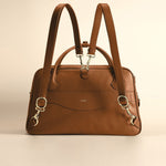 OLEADA NYC Backpack> Leather Backpack For Women > Handbag > Convertible To Shoulder Bag > Fits 14" laptop> Marina Carryall