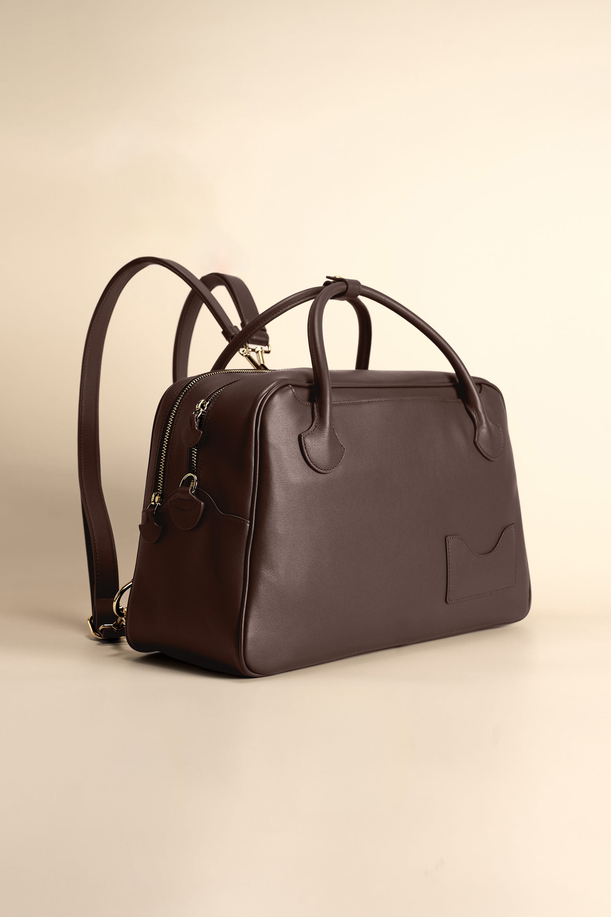 OLEADA NYC Backpack> Leather Backpack For Women > Handbag > Convertible To Shoulder Bag > Fits 14" laptop> Marina Carryall