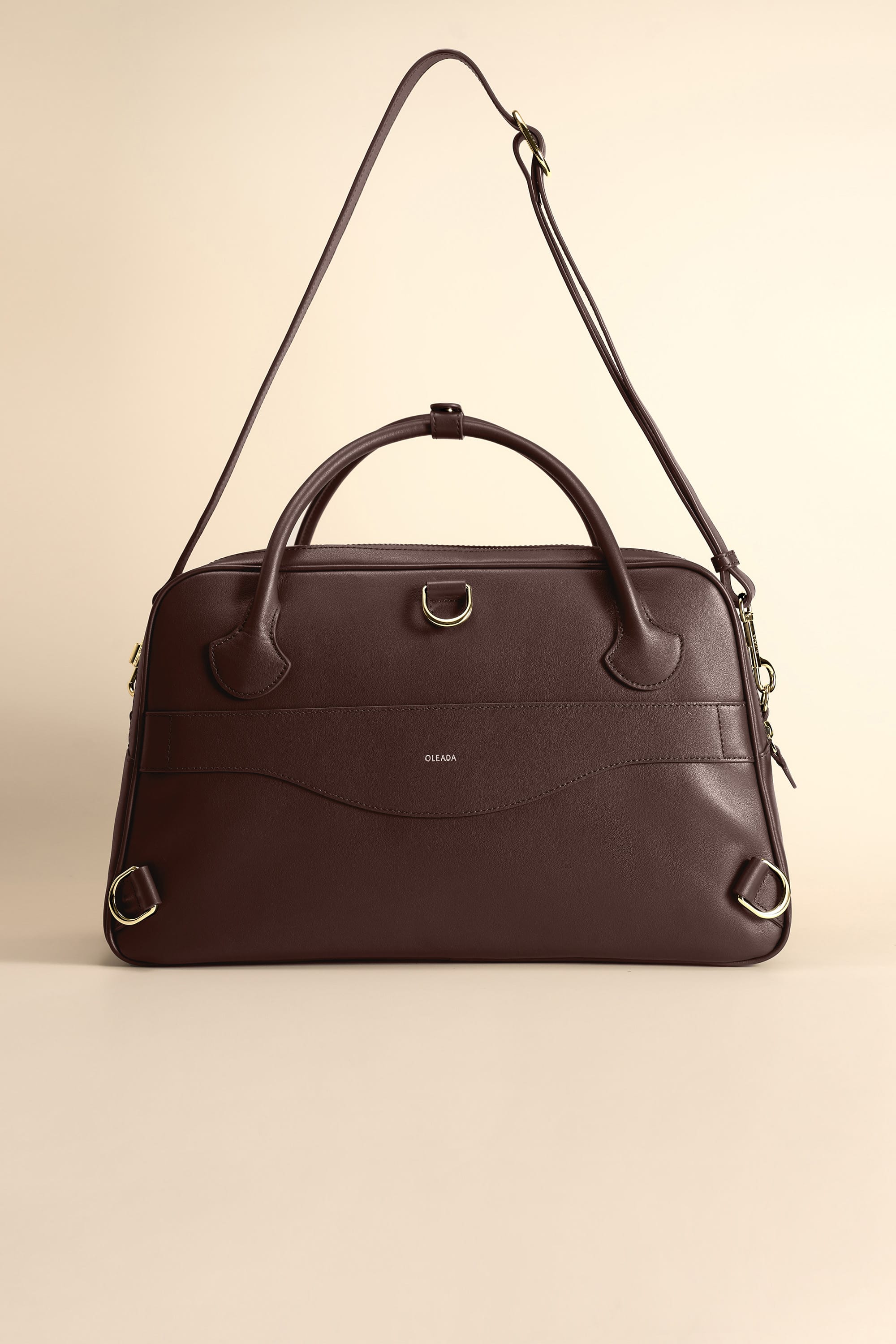 OLEADA NYC Backpack> Leather Backpack For Women > Handbag > Convertible To Shoulder Bag > Fits 14" laptop> Marina Carryall