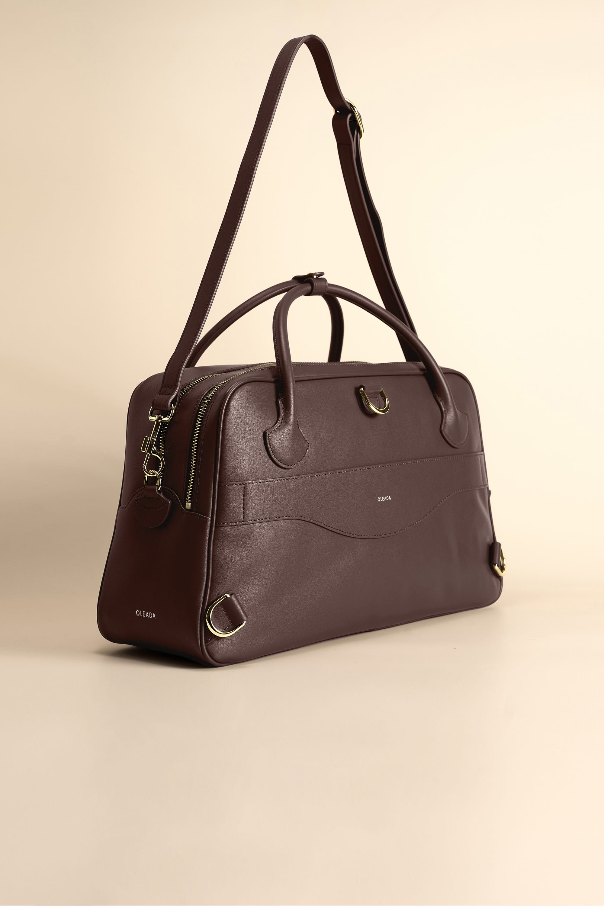 OLEADA NYC Backpack> Leather Backpack For Women > Handbag > Convertible To Shoulder Bag > Fits 14" laptop> Marina Carryall
