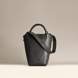 OLEADA NYC Bucket Bag > Leather Tote Bag For Women > Compact Capacity Handbag > Convertible To Shoulder Bag > Tablet-friendly work bag Mini Marina Bucket