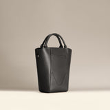 OLEADA NYC Bucket Bag > Leather Tote Bag For Women > Compact Capacity Handbag > Convertible To Shoulder Bag > Tablet-friendly work bag Mini Marina Bucket