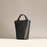 OLEADA NYC Bucket Bag > Leather Tote Bag For Women > Compact Capacity Handbag > Convertible To Shoulder Bag > Tablet-friendly work bag Mini Marina Bucket