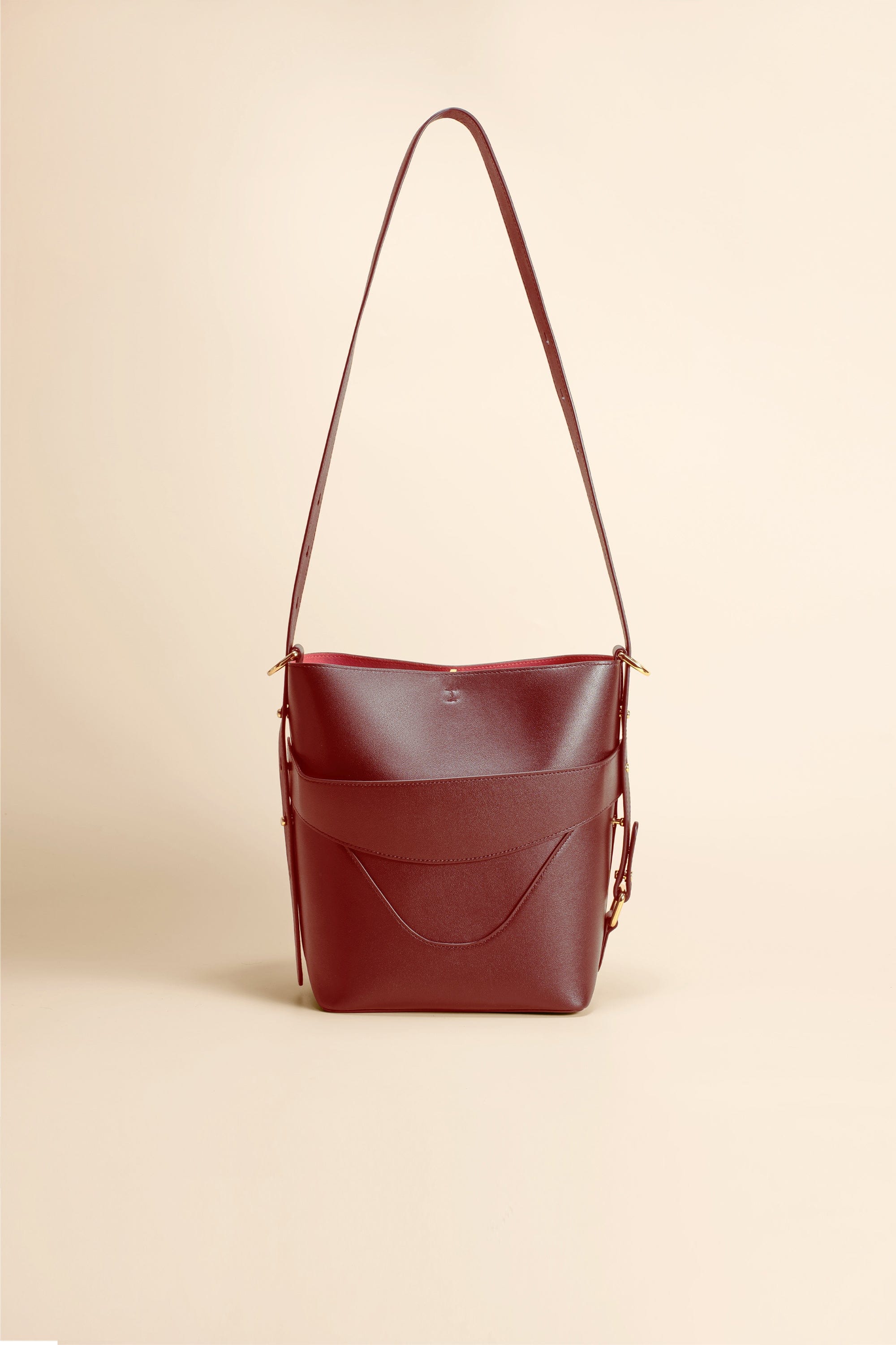 OLEADA NYC Bucket Bag > Leather Tote Bag For Women > Mini Handbag > Convertible To Shoulder Bag > Fits iPad Mini> Mini Marina Soft Bucket