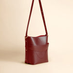 OLEADA NYC Bucket Bag > Leather Tote Bag For Women > Mini Handbag > Convertible To Shoulder Bag > Fits iPad Mini> Mini Marina Soft Bucket