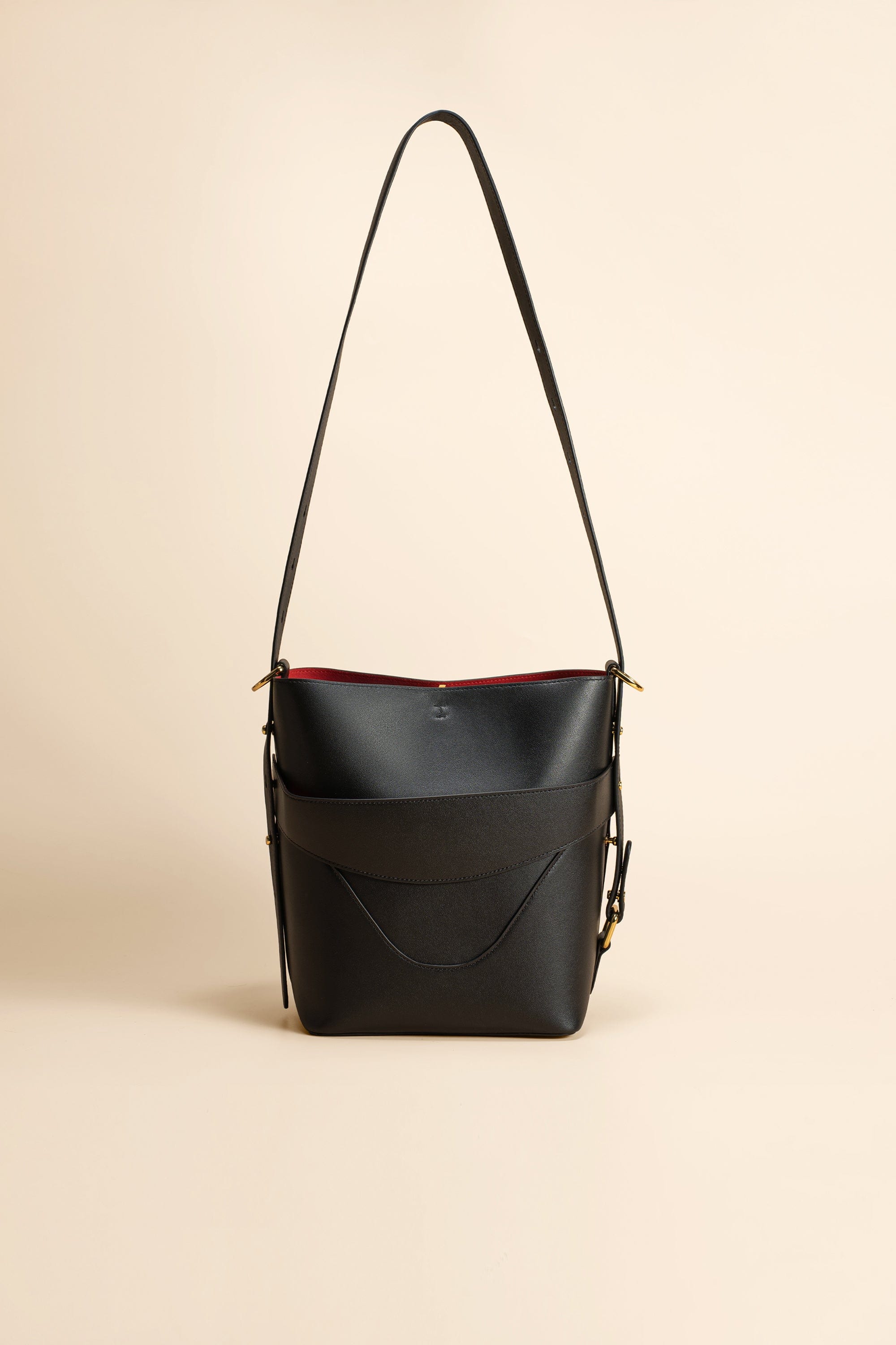 OLEADA NYC Bucket Bag > Leather Tote Bag For Women > Mini Handbag > Convertible To Shoulder Bag > Fits iPad Mini> Mini Marina Soft Bucket