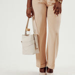 OLEADA NYC Bucket Bag > Leather Tote Bag For Women > Mini Handbag > Convertible To Shoulder Bag > Fits iPad Mini> Mini Marina Soft Bucket