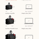 OLEADA NYC convertible travel bags > airport tote bags > overnight bags > water-resistant vegan bags > stylish multi-use bags AnyWear AnyDuffle City