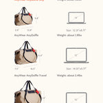 OLEADA NYC convertible travel bags > airport tote bags > overnight bags > water-resistant vegan bags > stylish multi-use bags AnyWear AnyDuffle City