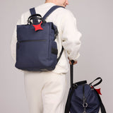 OLEADA NYC convertible travel bags > work-to-travel backpack > commuter bags > water-resistant vegan bags > stylish multi-use backpack AnyWear AnyBackpack