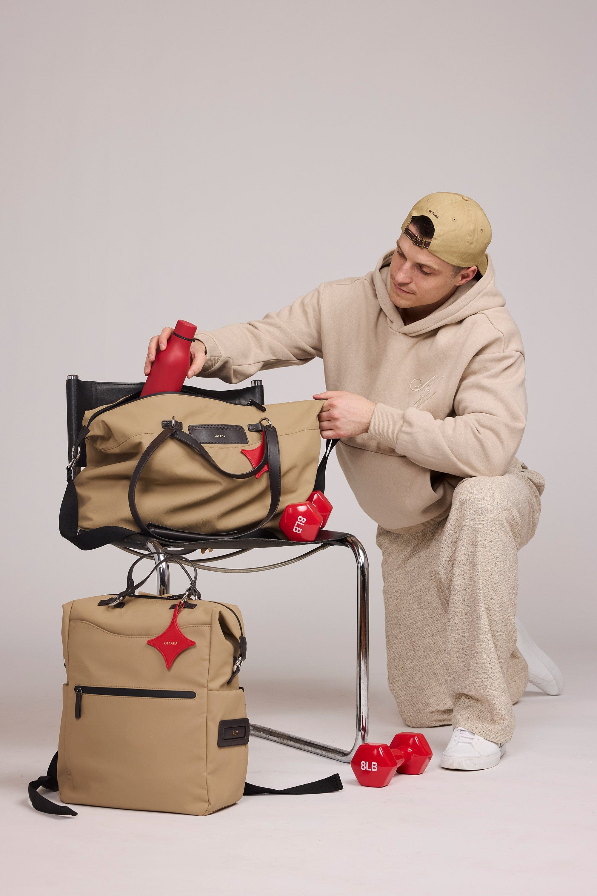 OLEADA NYC convertible travel bags > work-to-travel backpack > commuter bags > water-resistant vegan bags > stylish multi-use backpack AnyWear AnyBackpack