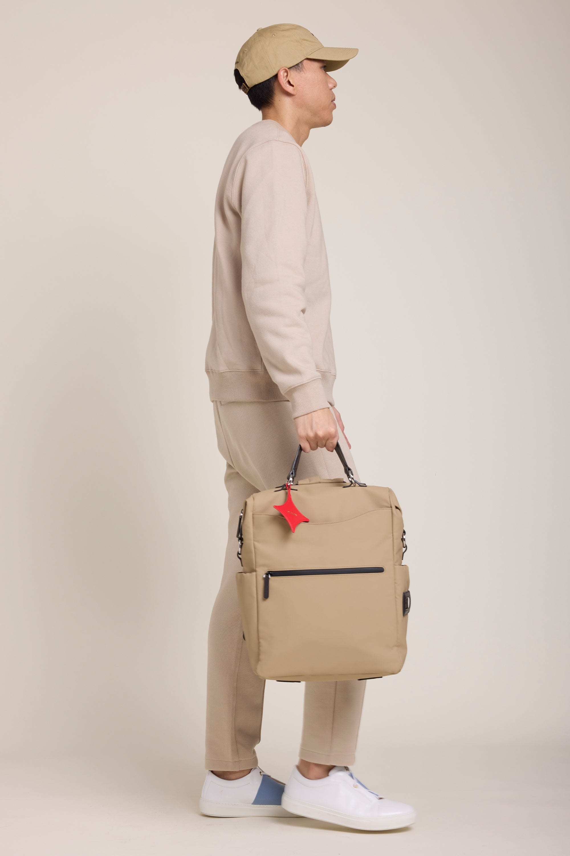 OLEADA NYC convertible travel bags > work-to-travel backpack > commuter bags > water-resistant vegan bags > stylish multi-use backpack AnyWear AnyBackpack