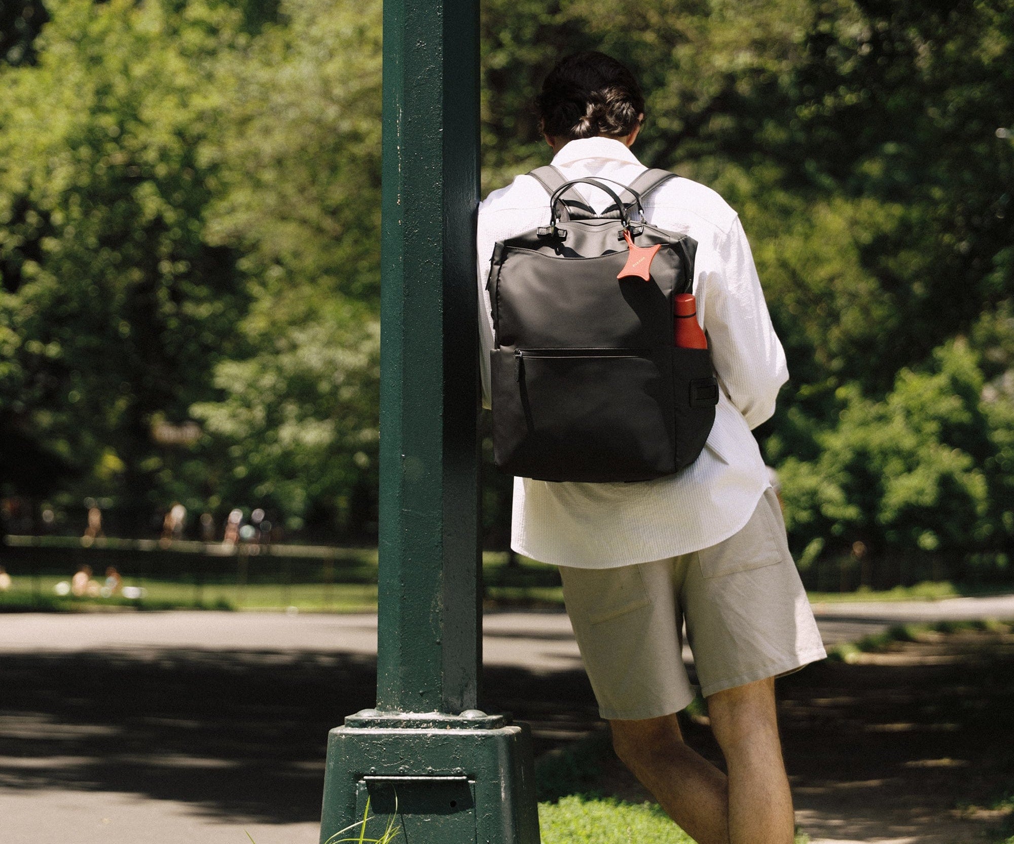 OLEADA NYC convertible travel bags > work-to-travel backpack > commuter bags > water-resistant vegan bags > stylish multi-use backpack AnyWear AnyBackpack Plus