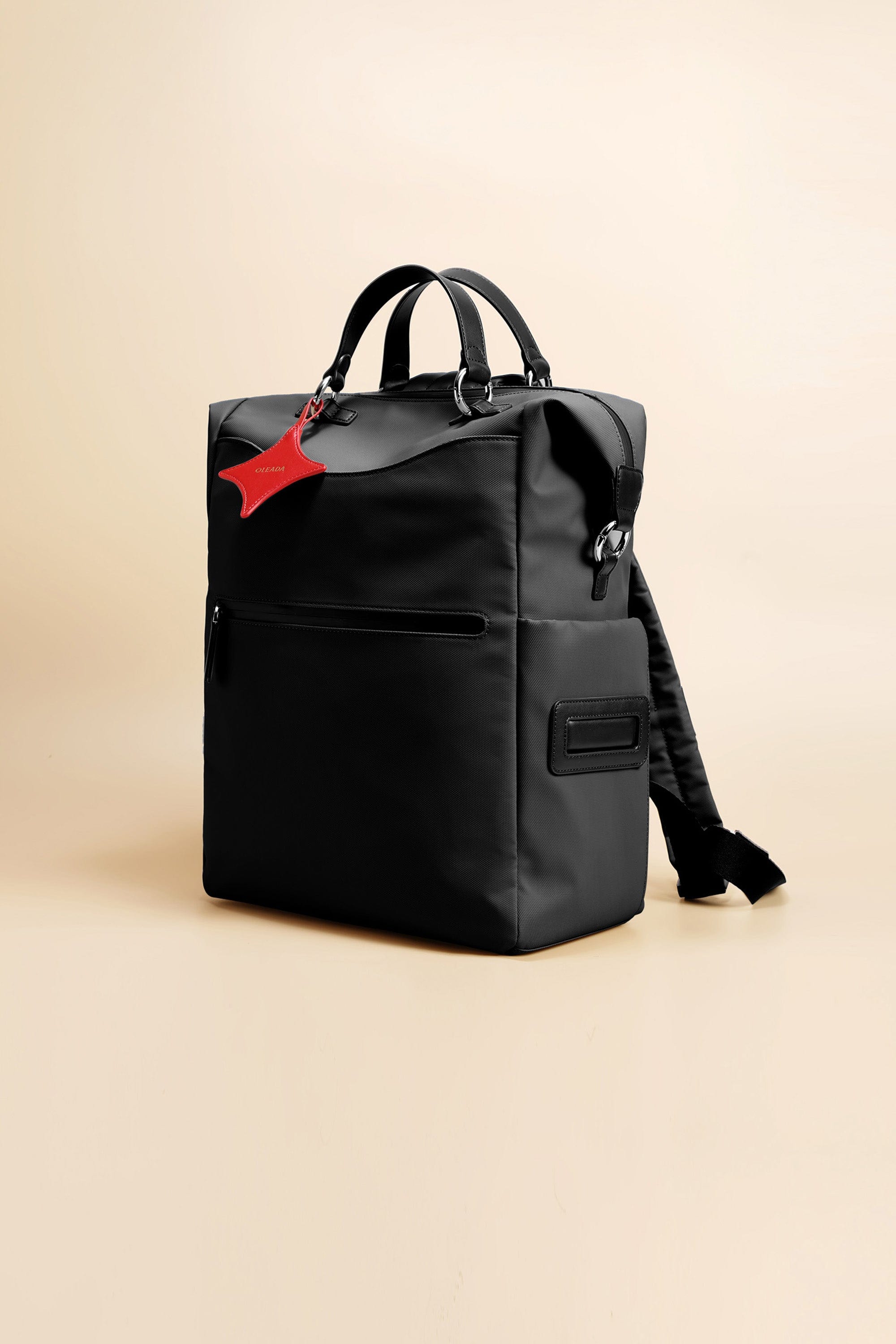 OLEADA NYC convertible travel bags > work-to-travel backpack > commuter bags > water-resistant vegan bags > stylish multi-use backpack AnyWear AnyBackpack Travel
