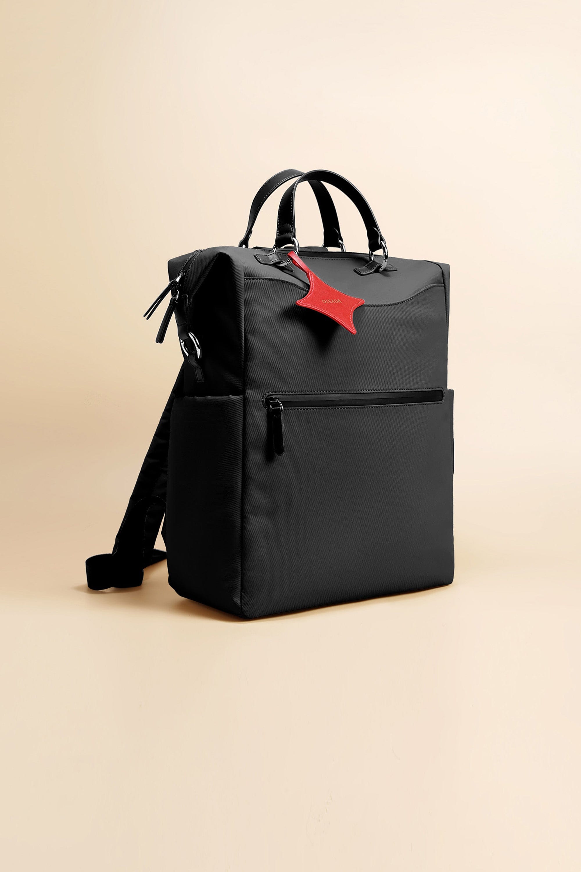 OLEADA NYC convertible travel bags > work-to-travel backpack > commuter bags > water-resistant vegan bags > stylish multi-use backpack AnyWear AnyBackpack Travel