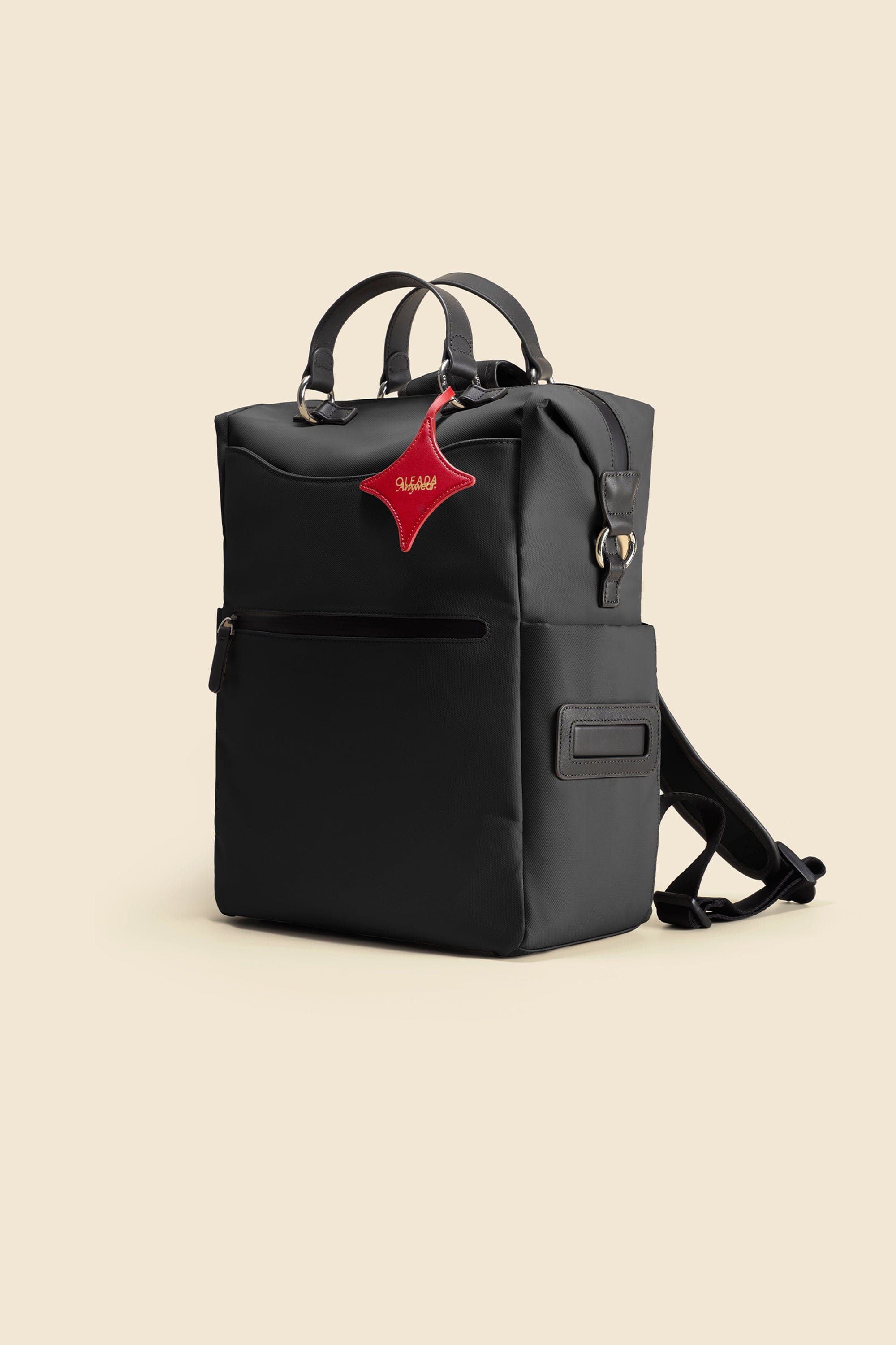 OLEADA NYC convertible travel bags > work-to-travel backpack > commuter bags > water-resistant vegan bags > stylish multi-use backpack AnyWear AnyBackpack Travel
