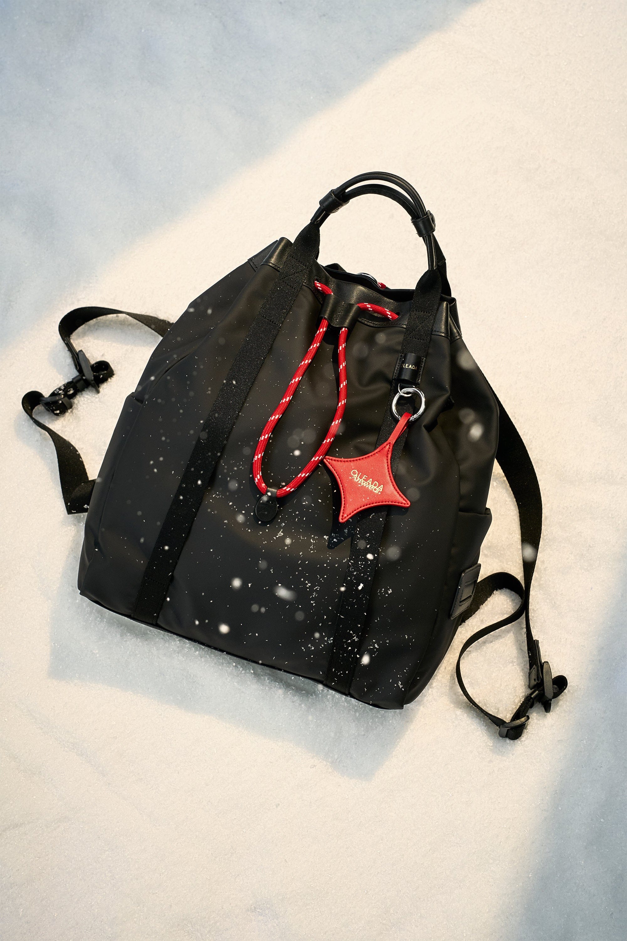 OLEADA NYC convertible travel bags > work-to-travel backpack > commuter bags > water-resistant vegan bags > stylish multi-use backpack AnyWear Tennis Backpack