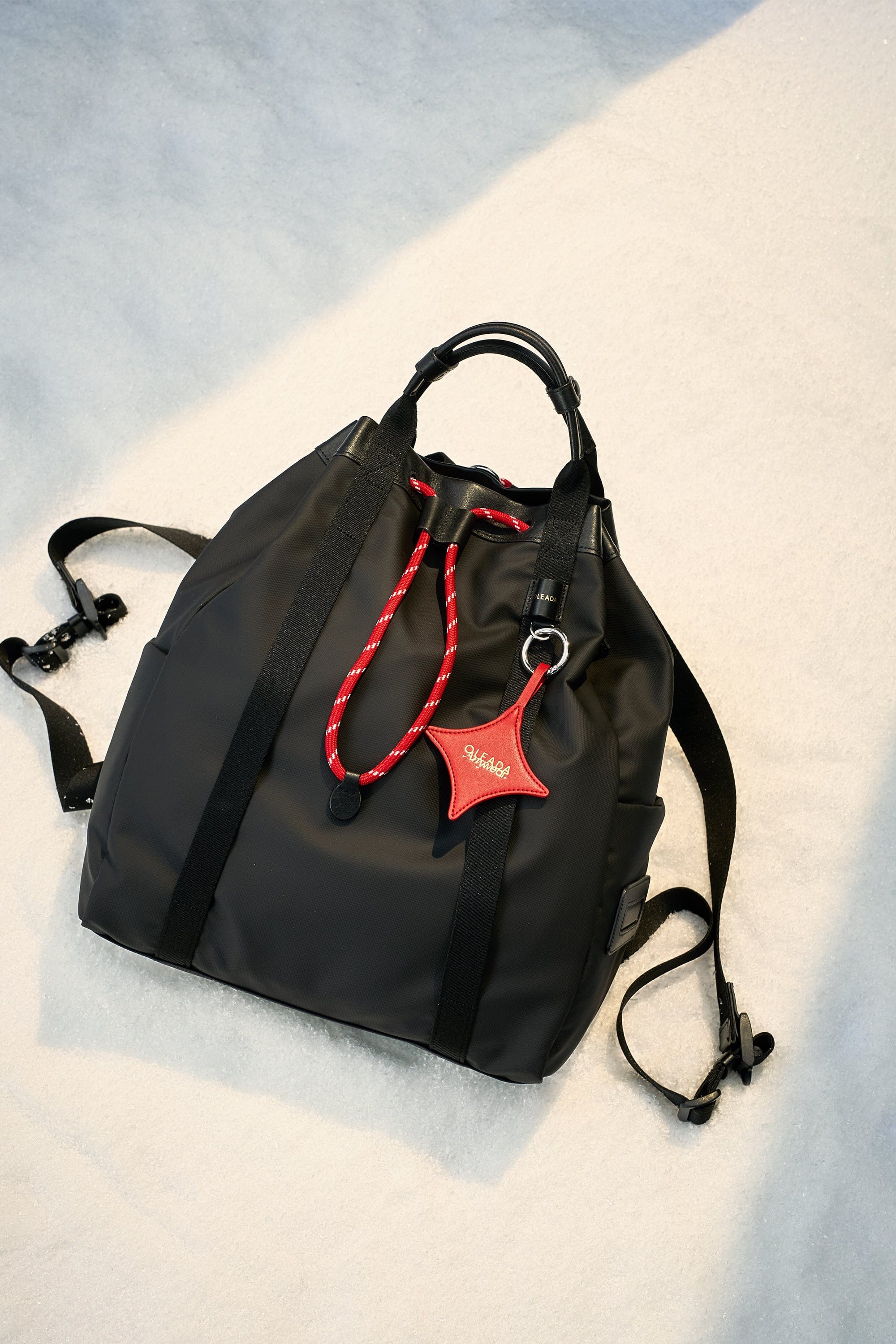 OLEADA NYC convertible travel bags > work-to-travel backpack > commuter bags > water-resistant vegan bags > stylish multi-use backpack AnyWear Tennis Backpack