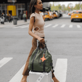OLEADA NYC convertible travel bags > work-to-travel backpack > commuter bags > water-resistant vegan bags > stylish multi-use backpack AnyWear Tennis Backpack