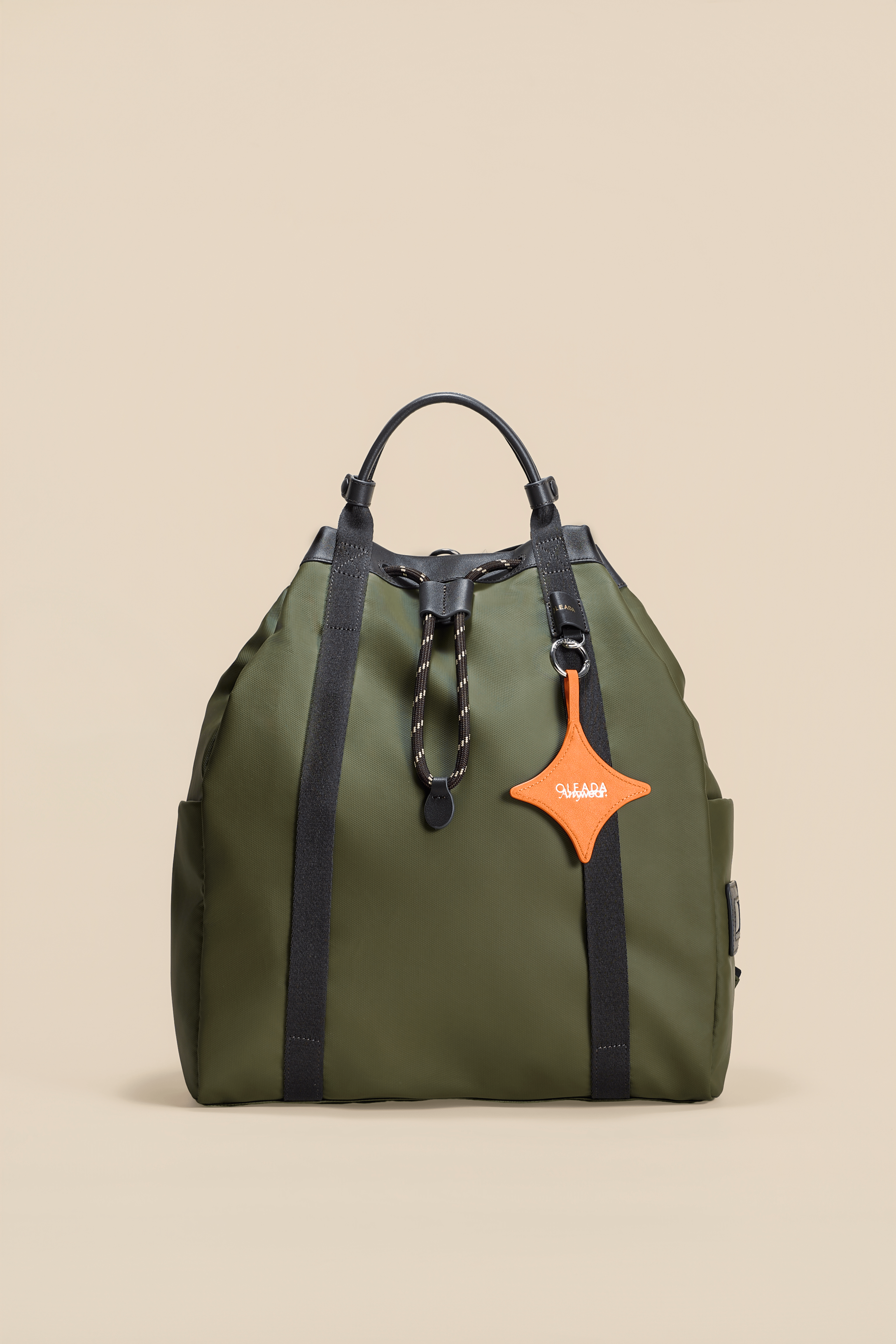 OLEADA NYC convertible travel bags > work-to-travel backpack > commuter bags > water-resistant vegan bags > stylish multi-use backpack AnyWear Tennis Backpack