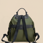 OLEADA NYC convertible travel bags > work-to-travel backpack > commuter bags > water-resistant vegan bags > stylish multi-use backpack AnyWear Tennis Backpack